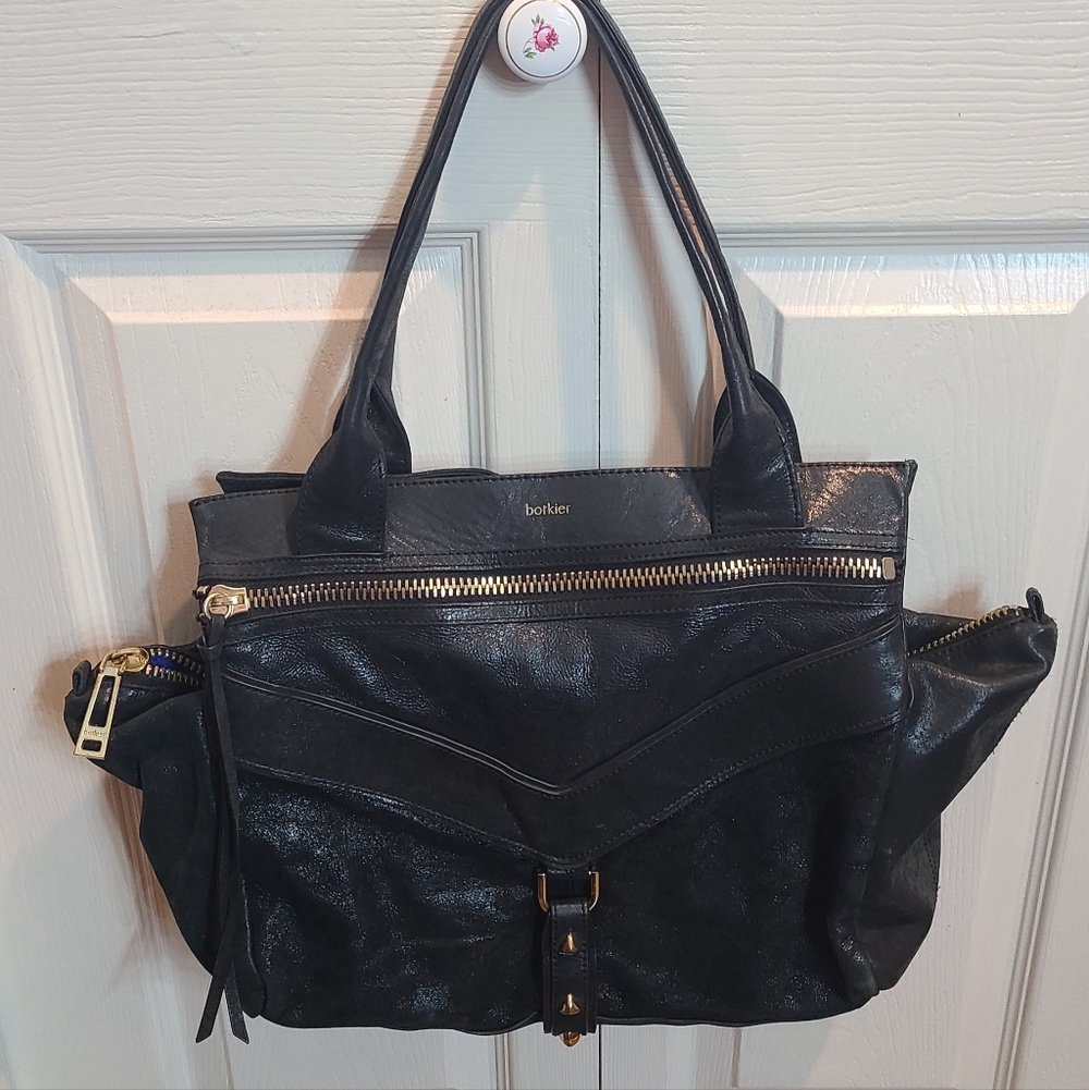 Botkier Black Leather Shoulder Bag